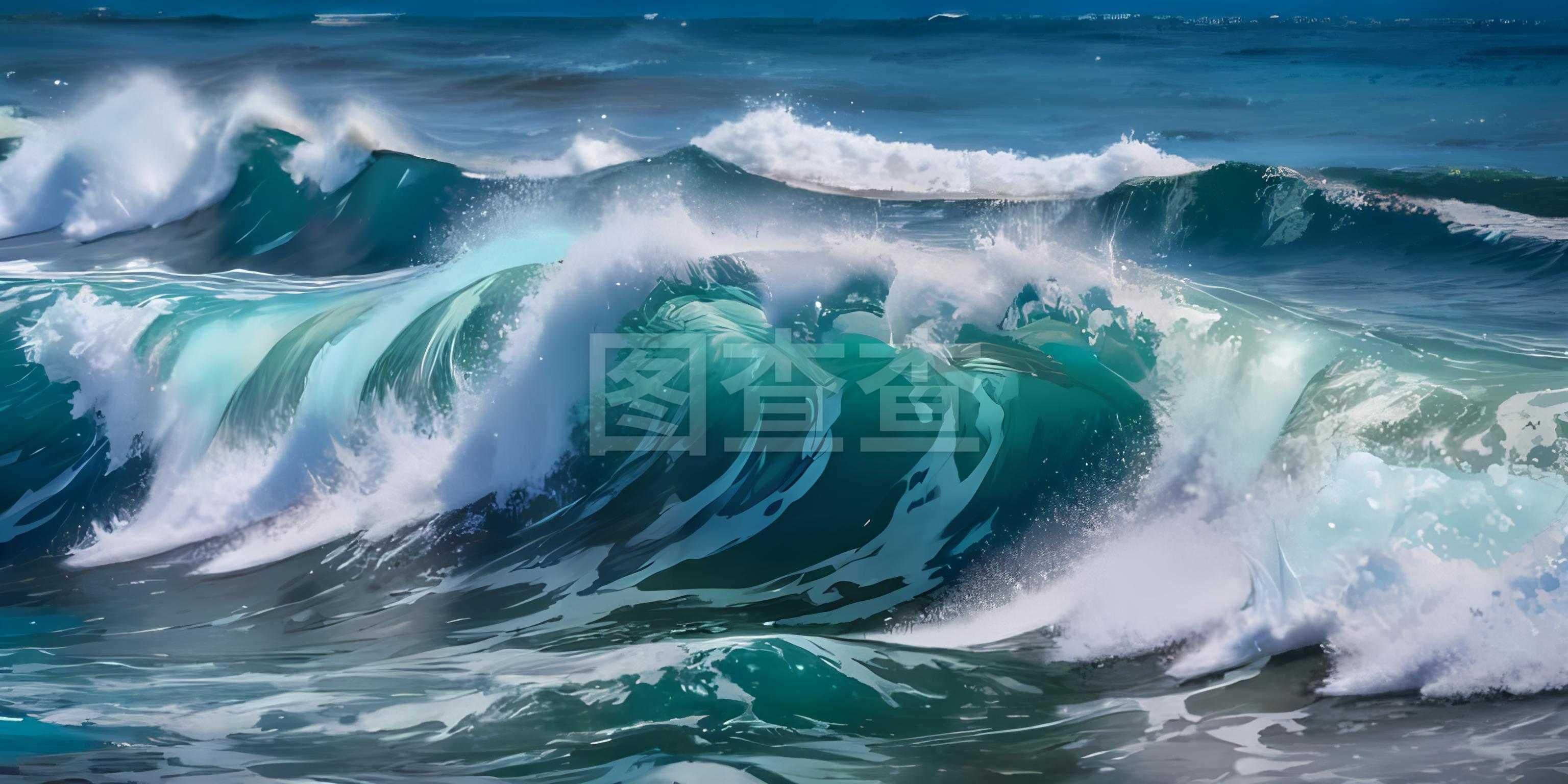 数字海洋 当计算机遇到了无垠的寰宇壁纸